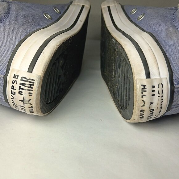 Converse All Star Shoes Junior Youth Size 1 Lavender Purple Cat Print Low Top - Picture 13 of 16